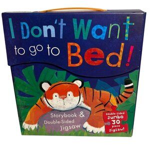 Double Sided 30-Piece Jigsaw Puzzle I Dont Want To Go To Bed Little Tiger Press